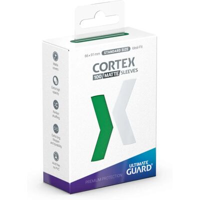 Ultimate Guard Cortex Sleeves Grün - Standardgröße - 100 Stück Ultimate Guard Cortex Sleeves Grün - Standardgröße - 100 Stück