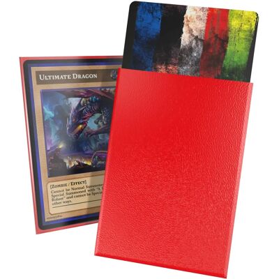 Manchons Ultimate Guard 60 Cortex Taille Japonaise Mate Rouge - Pochettes pour cartes - UGD011167 Manchons Ultimate Guard 60 Cortex Taille Japonaise Mate Rouge - Pochettes pour cartes - UGD011167