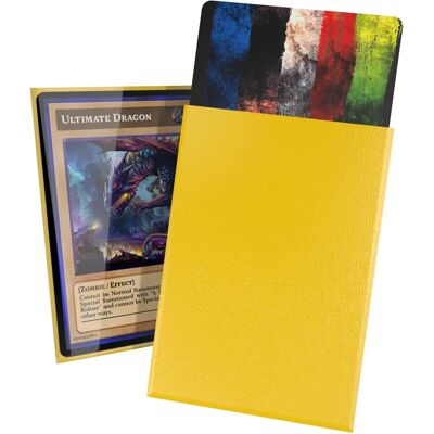 Protecteurs Ultimate Guard Cortex Jaune - Format japonais - 60 - Publicité Protecteurs Ultimate Guard Cortex Jaune - Format japonais - 60 - Publicité