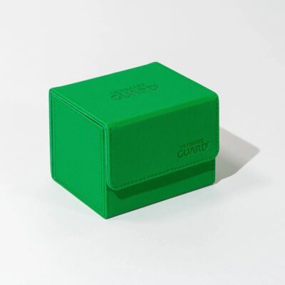 Ultimate Guard Boîte Sidewinder Verte - Accessoire de rangement pour cartes - Publicité Ultimate Guard Boîte Sidewinder Verte - Accessoire de rangement pour cartes - Publicité