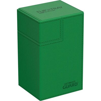 Ultimate Guard Flip`n`Tray 80+ Monocolor Vert - Boîte à Deck - Publicité Ultimate Guard Flip`n`Tray 80+ Monocolor Vert - Boîte à Deck - Publicité