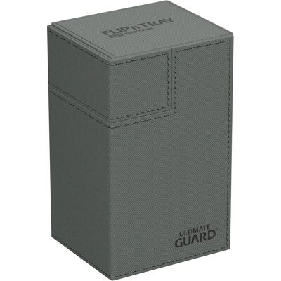 Ultimate Guard Flip`n`Tray 80+ Boîte à Cartes Gris - Fermeture Magnétique Ultimate Guard Flip`n`Tray 80+ Boîte à Cartes Gris - Fermeture Magnétique
