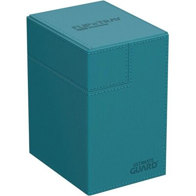 Ultimate Guard Flip'n'Tray 133+ XenoSkin Petrol - Caja para cartas Ultimate Guard Flip'n'Tray 133+ XenoSkin Petrol - Caja para cartas