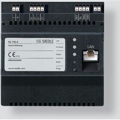 Siedle SG 150-0 Smart Gateway - Unterstützt bis zu 10 IP-Geräte Siedle SG 150-0 Smart Gateway - Unterstützt bis zu 10 IP-Geräte