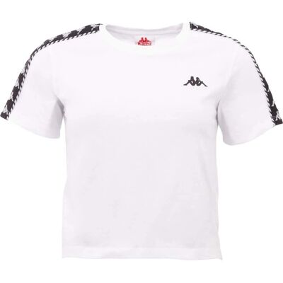Kappa Inula bomull T-shirt för kvinnor - Hela året - Vit Kappa Inula bomull T-shirt för kvinnor - Hela året - Vit