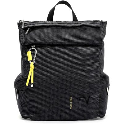 SURI FREY Schwarzer Nylon Rucksack - Tasche SURI FREY Schwarzer Nylon Rucksack - Tasche