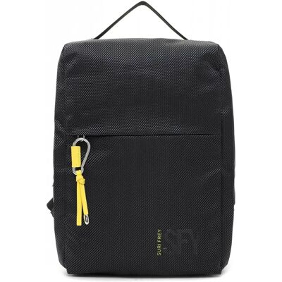 SURI FREY - Schwarzer Nylon-Rucksack mit verstellbaren Trägern SURI FREY - Schwarzer Nylon-Rucksack mit verstellbaren Trägern