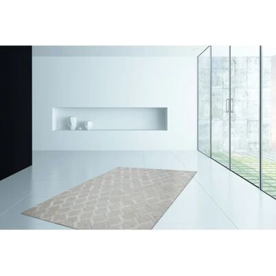 KAYOOM Chimera 110 - Viskose & Leder Teppich - 120x170cm KAYOOM Chimera 110 - Viskose & Leder Teppich - 120x170cm