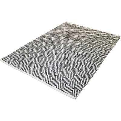 Tapis en coton et laine Kayoom Aperitif 310 - Gris 120x170cm - Publicité Tapis en coton et laine Kayoom Aperitif 310 - Gris 120x170cm - Publicité