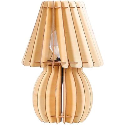 KAYOOM Gino Holz Tischlampe - Rustikal Modern Deko KAYOOM Gino Holz Tischlampe - Rustikal Modern Deko