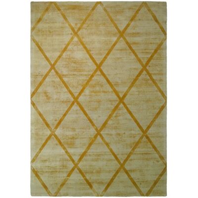 Kayoom Luxus 210 Gelber Teppich 80x150 cm, Handgewebt, Kurzflor Kayoom Luxus 210 Gelber Teppich 80x150 cm, Handgewebt, Kurzflor