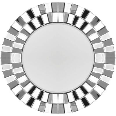 KAYOOM Horus 410 Silber runder Wandspiegel - Wandspiegel KAYOOM Horus 410 Silber runder Wandspiegel - Wandspiegel