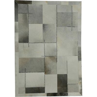 Kayoom Mystic 110 Leder Teppich - Patchwork Naturmaterial Kayoom Mystic 110 Leder Teppich - Patchwork Naturmaterial