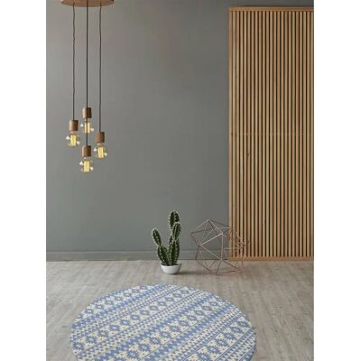 Kayoom Sunny 210 Hellblau 120cm RUG - Indoor/Outdoor Modern Design Kayoom Sunny 210 Hellblau 120cm RUG - Indoor/Outdoor Modern Design