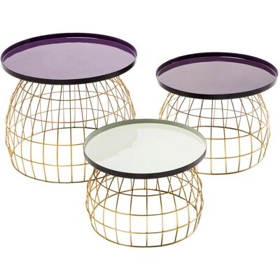 KAYOOM Laudatio Beistelltisch-Set - Vielseitiges Gitter-Design KAYOOM Laudatio Beistelltisch-Set - Vielseitiges Gitter-Design