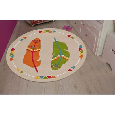 ARTE ESPINA Spirit Glowy 3141 - Kinderteppich, Bunt, 130x130 cm ARTE ESPINA Spirit Glowy 3141 - Kinderteppich, Bunt, 130x130 cm