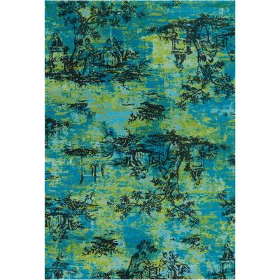 ARTE ESPINA Vintage 5206 Teppich - Blau, 170x240 cm, Pflegeleicht, Vintage-Stil ARTE ESPINA Vintage 5206 Teppich - Blau, 170x240 cm, Pflegeleicht, Vintage-Stil