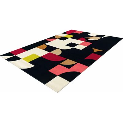 Kayoom Arte Espina Flachflorteppich Spirit 3105 Multi Schwarz 170cm X 240cm - Teppich Kayoom Arte Espina Flachflorteppich Spirit 3105 Multi Schwarz 170cm X 240cm - Teppich