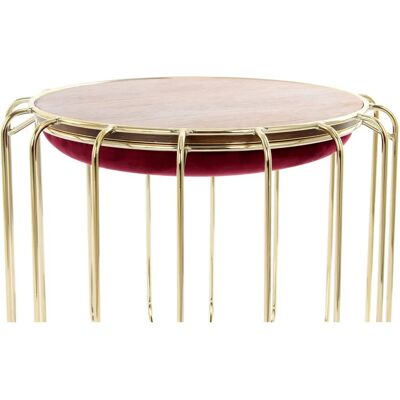 Kayoom Beistelltisch Comfortable 110 - Rundtisch mit Spiegelglas Kayoom Beistelltisch Comfortable 110 - Rundtisch mit Spiegelglas