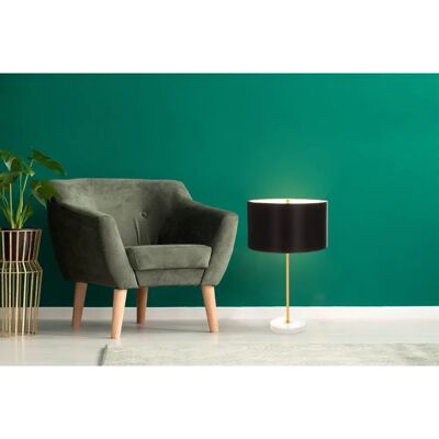 Lampe de table Piona 110 de KAYOOM - Noir / Or / Blanc - Publicité Lampe de table Piona 110 de KAYOOM - Noir / Or / Blanc - Publicité