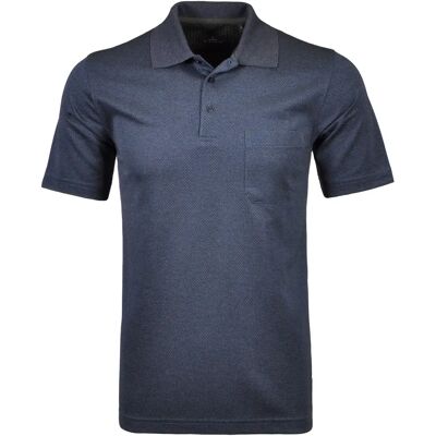 RAGMAN Poloshirt - Regular Fit, Kurzarm, Blau RAGMAN Poloshirt - Regular Fit, Kurzarm, Blau