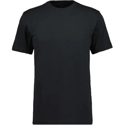 RAGMAN L Regular Fit Schwarzes Baumwoll-T-Shirt RAGMAN L Regular Fit Schwarzes Baumwoll-T-Shirt