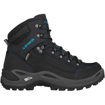 Lowa Renegade GTX Mid Damen - Ws (320945-9368) asphalt/türkis Lowa Renegade GTX Mid Damen - Ws (320945-9368) asphalt/türkis