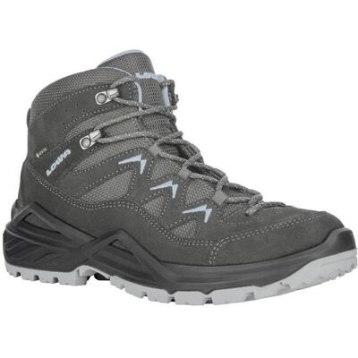 Lowa Sirkos Evo Mid Gtx Sko - Antracit/Ijsblå - Vandresko Lowa Sirkos Evo Mid Gtx Sko - Antracit/Ijsblå - Vandresko