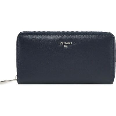 Picard Portefeuille en Cuir Bleu 8127 - Portefeuille Picard Portefeuille en Cuir Bleu 8127 - Portefeuille