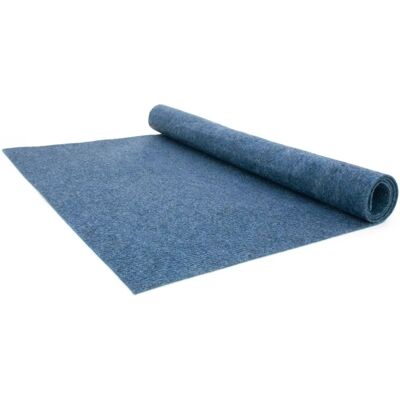 PRIMAFLOR Malta - Strapazierfähiger Blauer Kurzflor-Teppich PRIMAFLOR Malta - Strapazierfähiger Blauer Kurzflor-Teppich