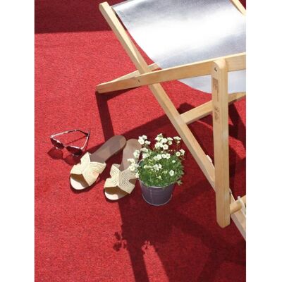 PRIMAFLOR-IDEEN IN TEXTIL Grün Kunstrasen - 400x400cm, 7,5mm, rot, für drinnen/ draußen PRIMAFLOR-IDEEN IN TEXTIL Grün Kunstrasen - 400x400cm, 7,5mm, rot, für drinnen/ draußen