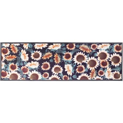 PRIMAFLOR - SUNFLOWER - Schwarz - 45 x 145 cm - Runner rug PRIMAFLOR - SUNFLOWER - Schwarz - 45 x 145 cm - Runner rug