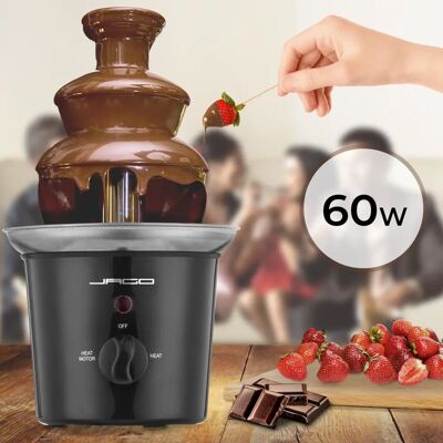 Nova - Csokoládé szökőkút Jago - 3 szint - Rozsdamentes acél - 400g kapacitás - 60W - Mosogatógépben tisztítható - Ezüst - Csokoládé szökőkút Nova - Csokoládé szökőkút Jago - 3 szint - Rozsdamentes acél - 400g kapacitás - 60W - Mosogatógépben tisztítható - Ezüst - Csokoládé szökőkút