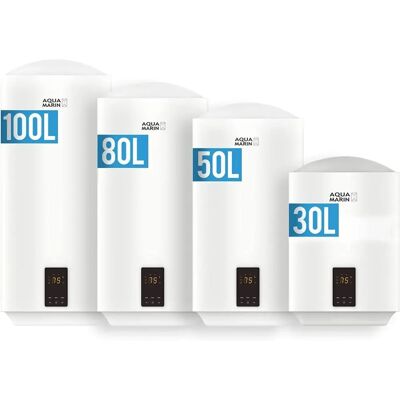 Aquamarin 50L Elektromos melegvíztartály - okos, acél tartály Aquamarin 50L Elektromos melegvíztartály - okos, acél tartály