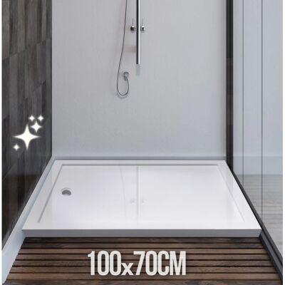 AQUAMARIN - Téglalap alakú akril zuhanytálca - 1000 x 700 mm AQUAMARIN - Téglalap alakú akril zuhanytálca - 1000 x 700 mm