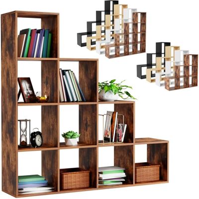 Miadomodo Fa Kocka Polc - 10 Rekesz - Modern Design Miadomodo Fa Kocka Polc - 10 Rekesz - Modern Design