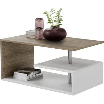 Miadomodo Modern kávézóasztal - Többrétegű, Fa, 90x50x41cm Miadomodo Modern kávézóasztal - Többrétegű, Fa, 90x50x41cm