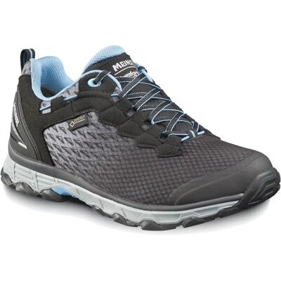 Meindl Activo Sport Lady GTX Waterdichte Schoenen - Zwart/Blauw Meindl Activo Sport Lady GTX Waterdichte Schoenen - Zwart/Blauw