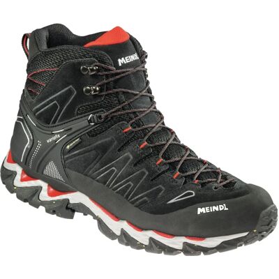 Meindl Lite Hike GTX Schwarz/Rot - Wanderschuhe Meindl Lite Hike GTX Schwarz/Rot - Wanderschuhe