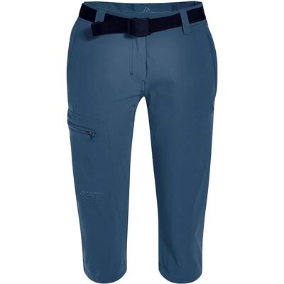 Maier Sports Inara slim 3/4 Caprihose - Damen - Blau - Gr. 46 Maier Sports Inara slim 3/4 Caprihose - Damen - Blau - Gr. 46