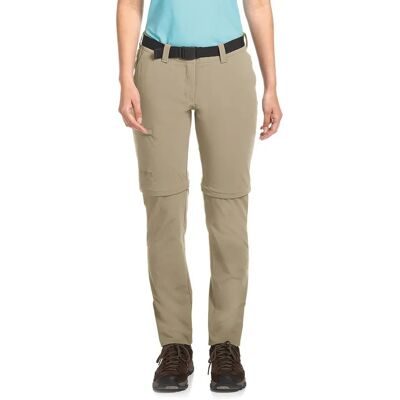 Maier Sports Inara Slim Zip - Hiking Pants, Beige, Slim Fit Maier Sports Inara Slim Zip - Hiking Pants, Beige, Slim Fit