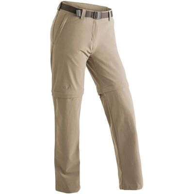 Maier Sports Nata 2 Beige Damen Outdoor Zipp-off Funktionshose Maier Sports Nata 2 Beige Damen Outdoor Zipp-off Funktionshose