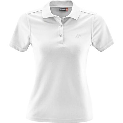 Maier Sports Ulrike Biały Polo - Czas wolny i trekking Maier Sports Ulrike Biały Polo - Czas wolny i trekking