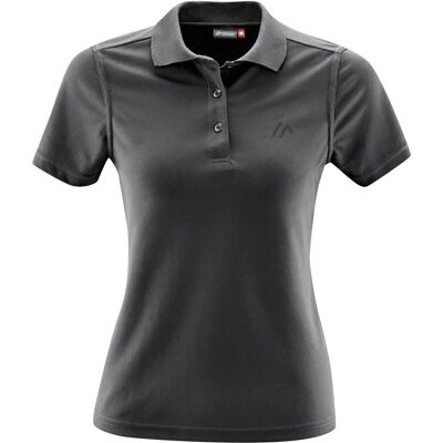 Maier Sports Ulrike Black Short Sleeve Polo - Polo shirt Maier Sports Ulrike Black Short Sleeve Polo - Polo shirt