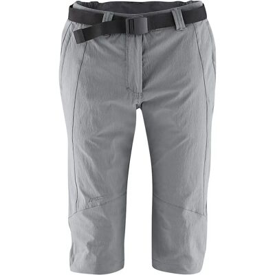 Maier Sports Kluane Hellgraue Capri Hose - Outdoorbekleidung Maier Sports Kluane Hellgraue Capri Hose - Outdoorbekleidung