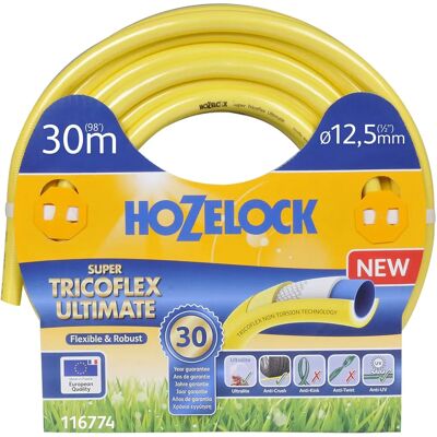 Mangueiras Hozelock - Amarelo - 12,5mm x 30m - Mangueira de jardim Mangueiras Hozelock - Amarelo - 12,5mm x 30m - Mangueira de jardim