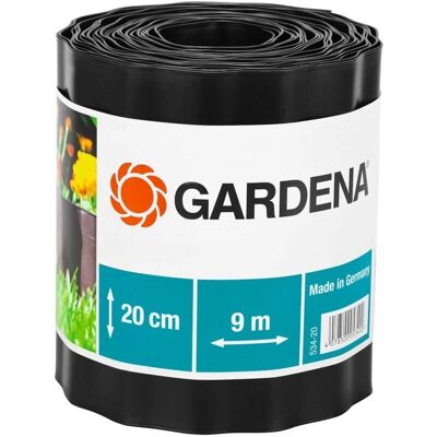 Gardena Grasrand 20 cm - Tuinrand, Wortelbarrière, Kunststof, Bruin Gardena Grasrand 20 cm - Tuinrand, Wortelbarrière, Kunststof, Bruin