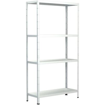 Schulte Regalwelt PowerMAX Étagère Blanche - Rangement - Publicité Schulte Regalwelt PowerMAX Étagère Blanche - Rangement - Publicité