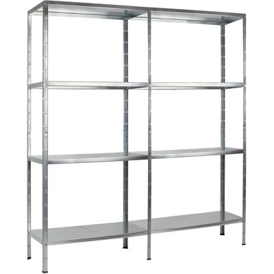 Schulte Regalwelt Zink Lagerregal - 8 Böden - 180x160x40 cm Schulte Regalwelt Zink Lagerregal - 8 Böden - 180x160x40 cm