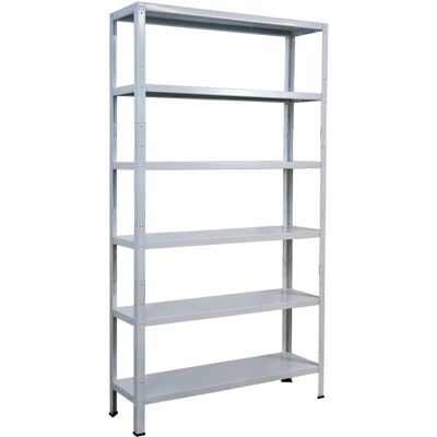 Schulte Regalwelt Étagère blanche en métal - 6 étagères, 200x100x30 cm - Système de rangement - Publicité Schulte Regalwelt Étagère blanche en métal - 6 étagères, 200x100x30 cm - Système de rangement - Publicité